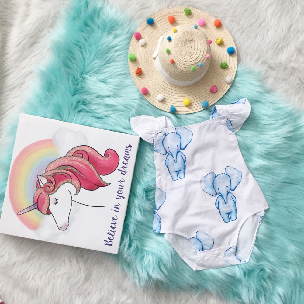 Baby elephant 🐘 romper